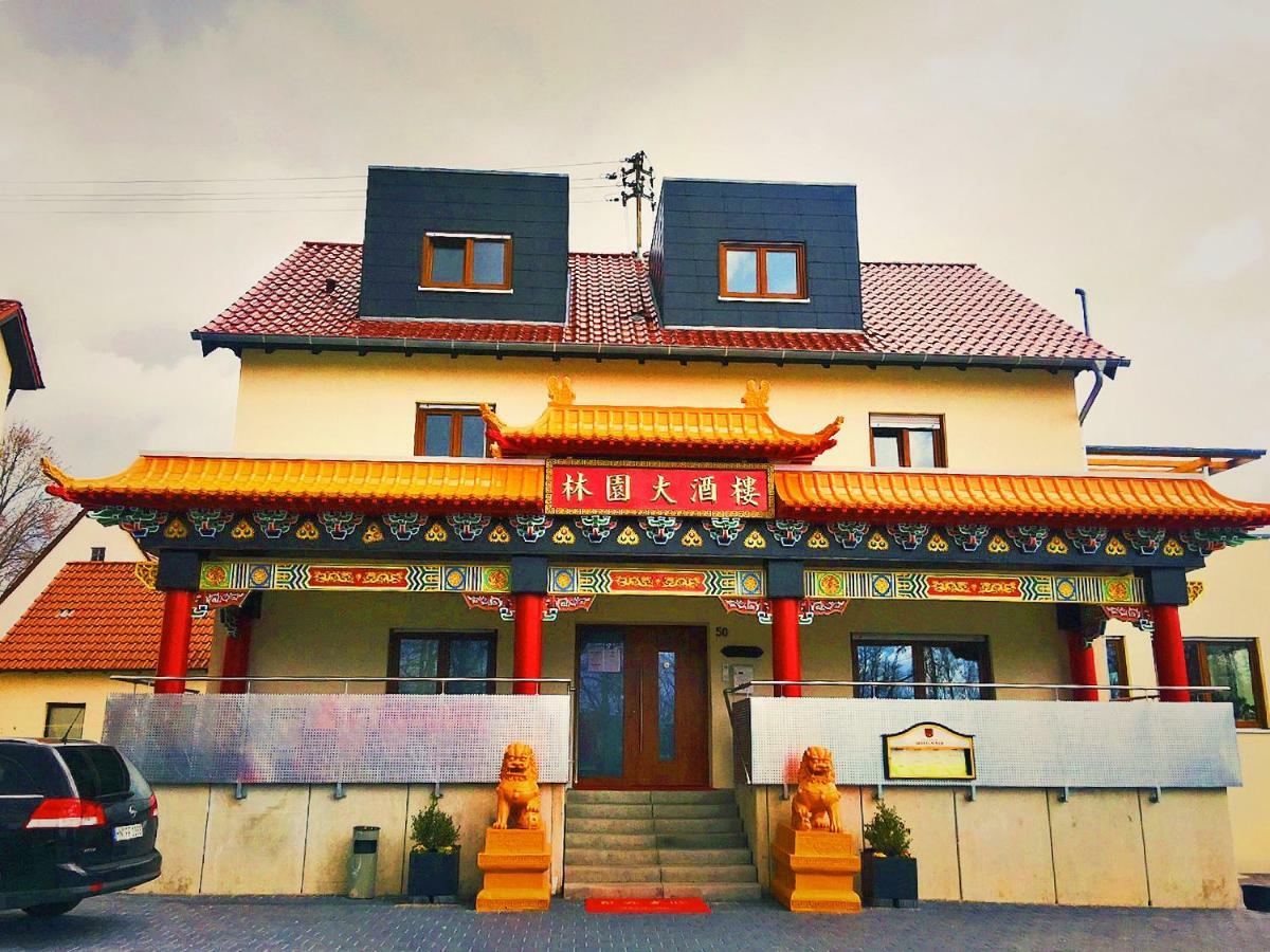 Gaststaette Lin Garden Hotel Untergruppenbach Bagian luar foto