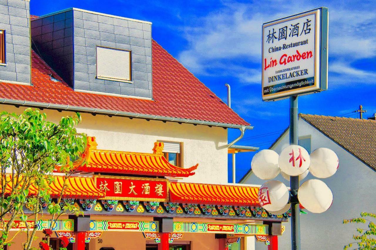 Gaststaette Lin Garden Hotel Untergruppenbach Bagian luar foto
